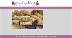 Desktop Screenshot of grapeexpectationswine.com